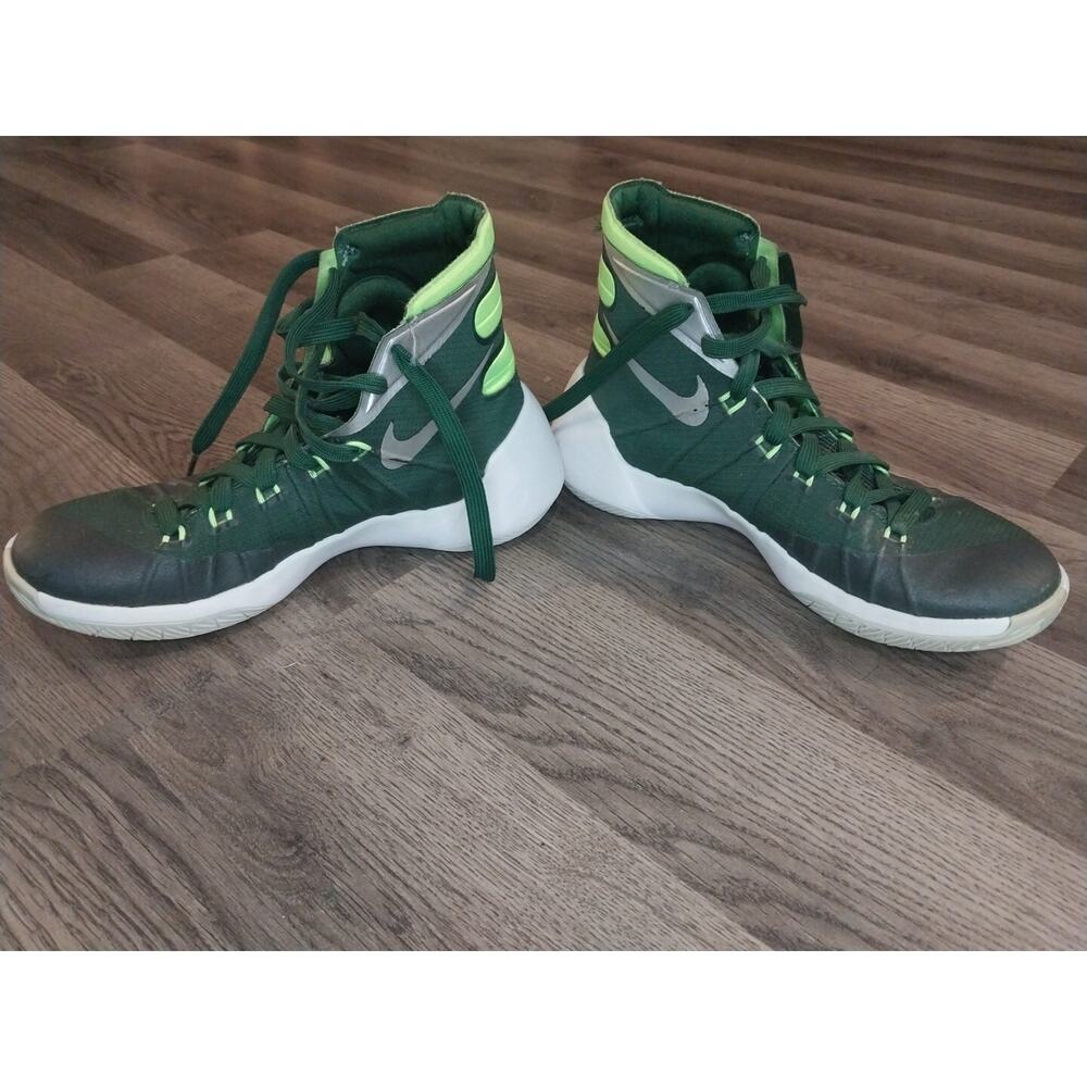 Nike Hyperdunk Zoom Basketball Shoes Mens 9.5 Green 749885-303 High Top - Picture 2 of 14